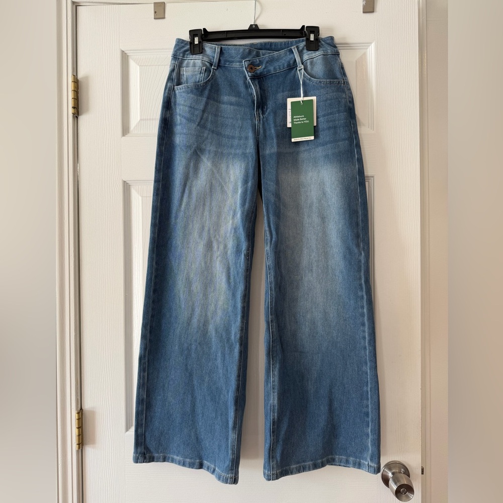 HALARA Blue Wide Leg Women's Jeans